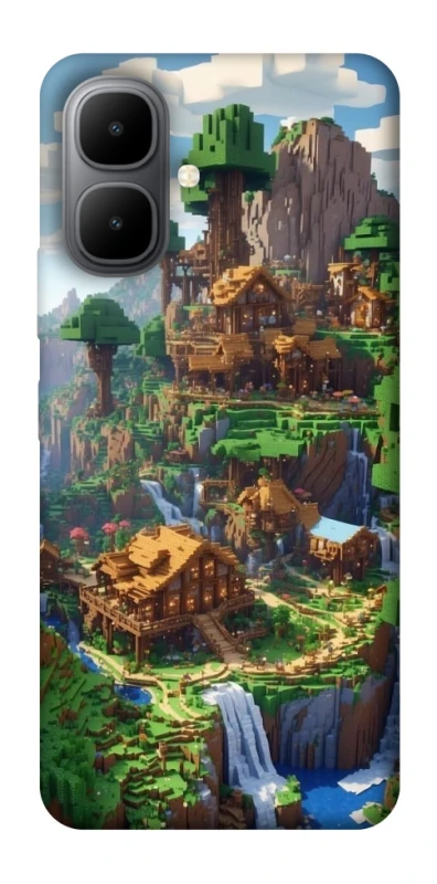 Чохол на Infinix Smart 10 Minecraft universe фото 1 з 1