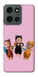 Чохол на Motorola Moto G Power (2025) Cat Cafe Trio фото 1 з 1