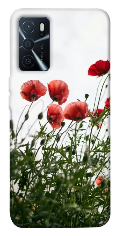 Чохол на Oppo A16s / A16 Поле маків фото 1 з 1