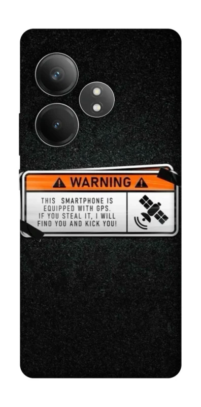 Чохол на Realme GT Neo 6 Warning фото 1 з 1