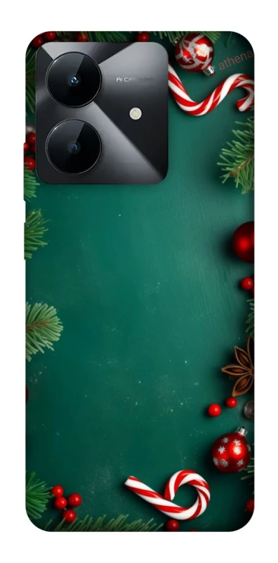 Чехол на Realme Note 60x Новогодний v35 фото 1 из 1