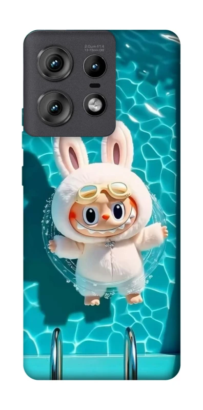 Чохол на Motorola Edge 50 Pro Labubu in the pool ver.2 фото 1 з 1