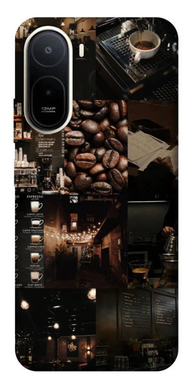 Чохол на Xiaomi Redmi A7 Pro 4G Coffee collage ver.1 фото 2 з 2