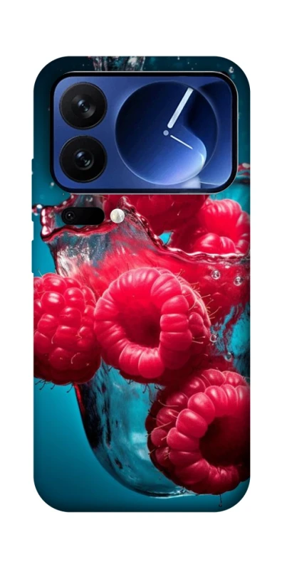 Чехол на Xiaomi 17 Pro Малинка в воде фото 1 из 1