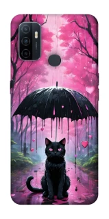 Чохол на Oppo A53 / A32 / A33 Black cat фото 1 Чохол на Oppo A53 / A32 / A33 Black cat фото 1 з 1