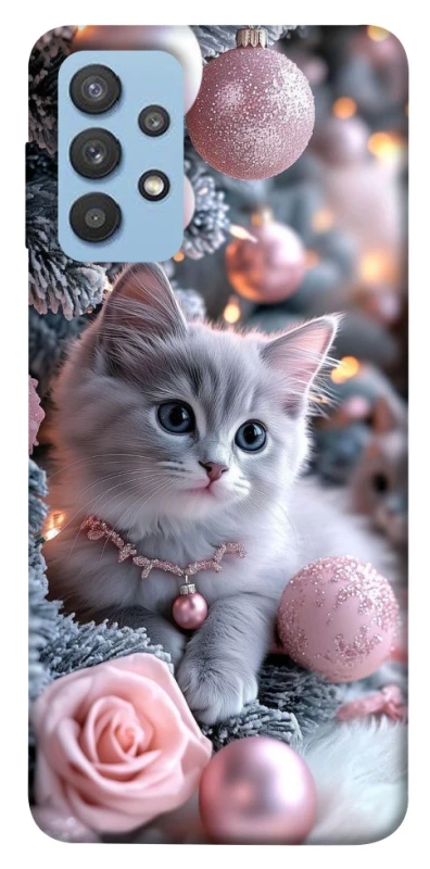 Чохол на Samsung Galaxy M32 Christmas Kitty фото 1 з 1