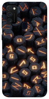 Чехол на Samsung Galaxy M30s / M21 Огненые руны фото 1 из 1