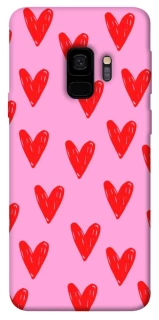 Чехол на Samsung Galaxy S9 Red hearts 2 фото 1 из 1