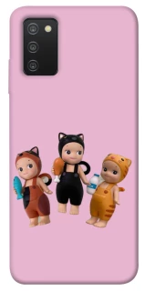 Чохол на Samsung Galaxy A03s Cat Cafe Trio фото 1 з 1