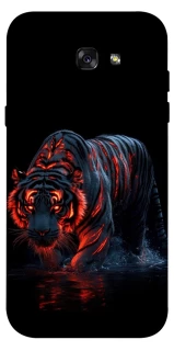 Чехол на Samsung A720 Galaxy A7 (2017) fire tiger фото 1 из 1