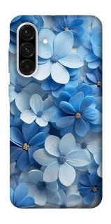 Чехол на Samsung Galaxy A36 5G Синие цветы фото 1 из 1