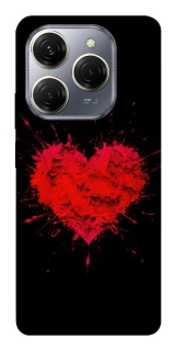 Чохол на TECNO Spark 20 Pro Splash heart фото 1 з 1