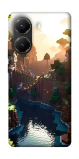 Чехол на Xiaomi Poco X6 Pro Minecraft sunset фото 1 из 1