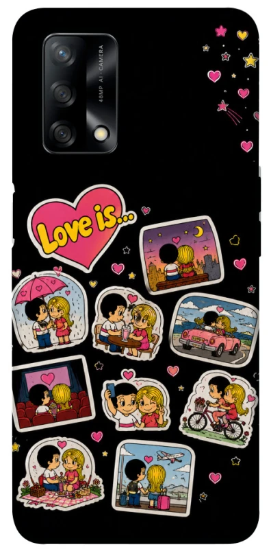 Чохол на Oppo A74 4G Love is ver.3 фото 1 з 1