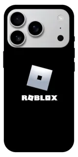 Чехол на Apple iPhone 18 Pro Max Roblox logo black фото 1 из 1