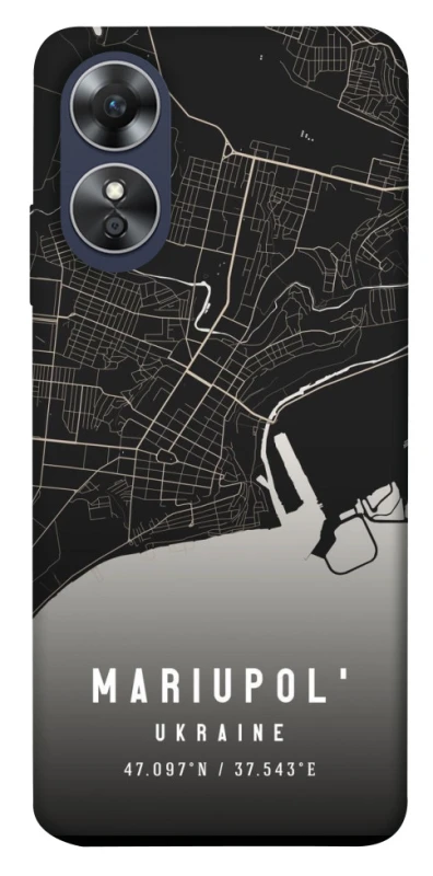 Чехол на Oppo A17 Mariupol map фото 1 из 1