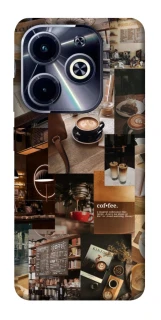 Чехол на Infinix Hot 40i Coffee collage ver.2 фото 1 из 1