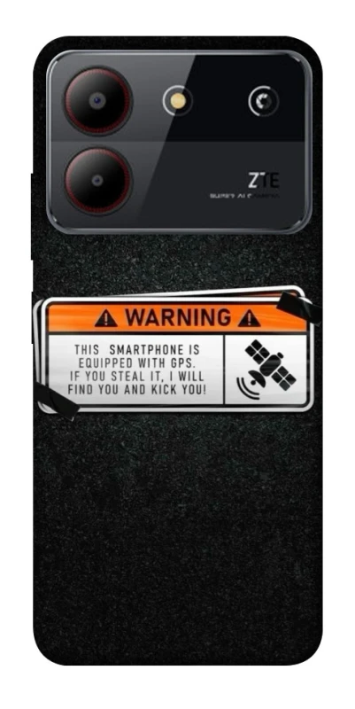 Чохол на ZTE Blade A54 4G Warning фото 1 з 1