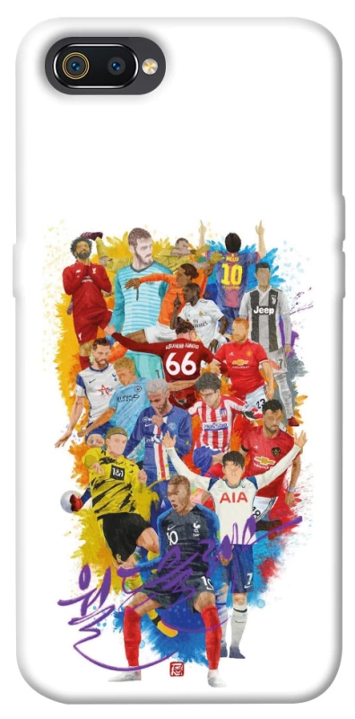 Чохол на Realme C2 Football Abstract v2 фото 1 з 1