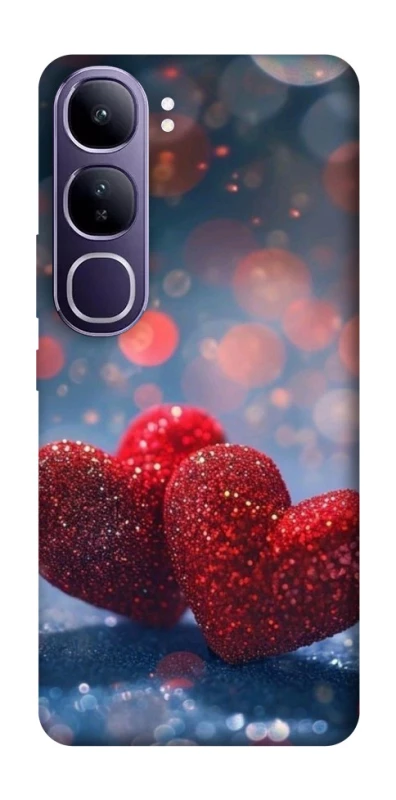 Чохол на Vivo Y300 Red hearts фото 1 з 1