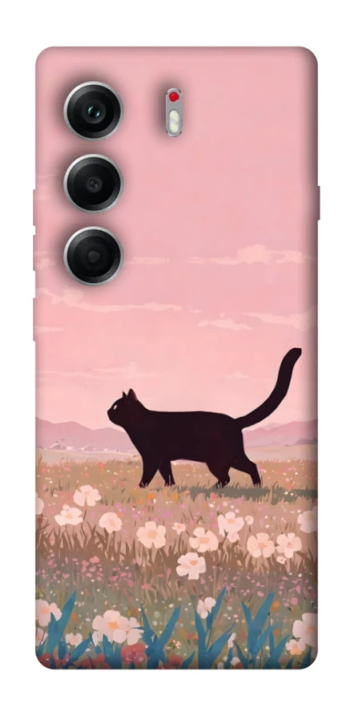 Чохол на Tecno Camon 40 cat on a field фото 1 з 1