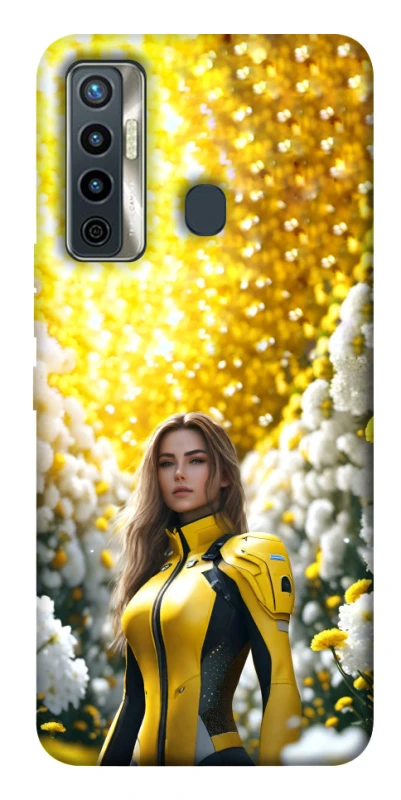 Чохол на TECNO Camon 17 Cyber space girl ver.2 фото 1 з 1