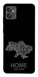 Чохол на Motorola Moto G32 Ukraine black map фото 1 з 1