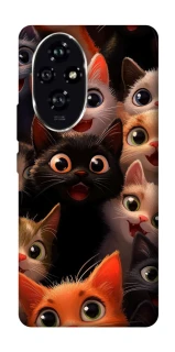 Чохол на Honor 200 happy cats фото 1 з 1