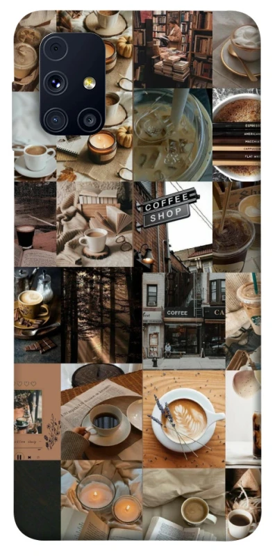 Чохол на Samsung Galaxy M31s Coffee collage ver.3 фото 1 з 1