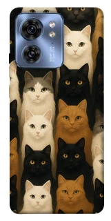 Чехол на Motorola Edge 40 Colorful Cat Collage фото 1 Чехол на Motorola Edge 40 Colorful Cat Collage фото 1 из 1