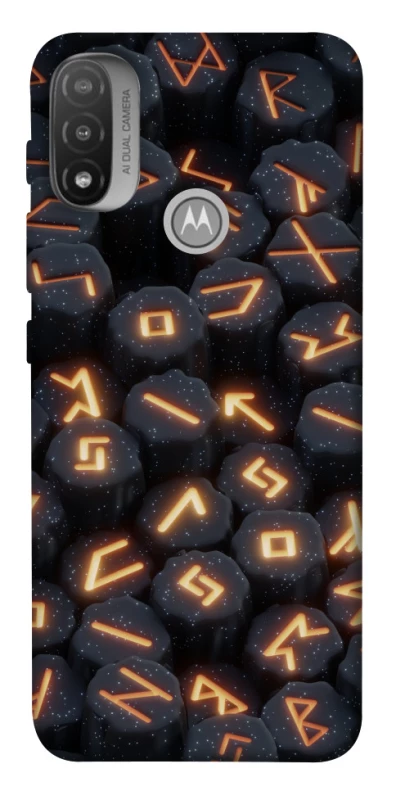 Чохол на Motorola Moto E20 Вогняні руни фото 1 з 1