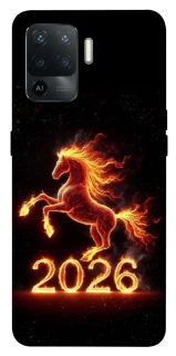 Чохол на Oppo Reno 5 Lite Red Fire Horse ver.1 фото 1 з 1