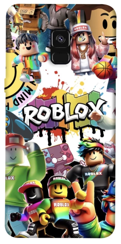 Чохол на Samsung A530 Galaxy A8 (2018) Roblox Characters Collage фото 1 з 1