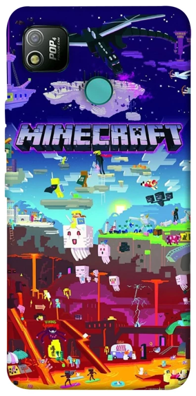 Чохол на TECNO POP 4 Minecraft world фото 1 з 1