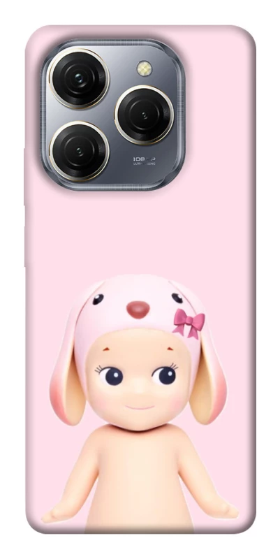 Чехол на TECNO Spark 20 Pro Pink Ribbon Hop фото 1 из 1