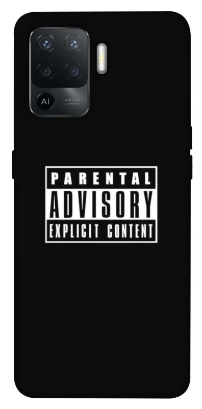 Чохол на Oppo Reno 5 Lite Parental Advisory Label фото 1 з 1