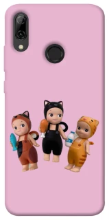 Чохол на Huawei P Smart (2019) Cat Cafe Trio фото 1 з 1