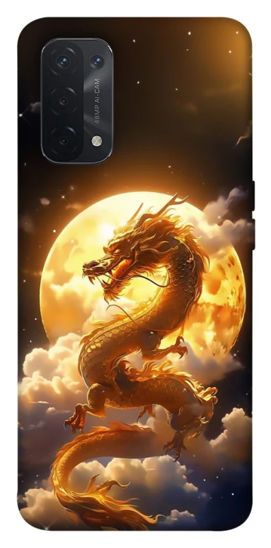 Чехол на Oppo A54 5G / A74 5G Golden Dragon фото 1 из 1