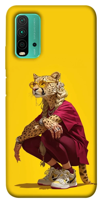 Чехол на Xiaomi Redmi Note 9 4G / Redmi 9 Power Ягуар фото 1 из 1