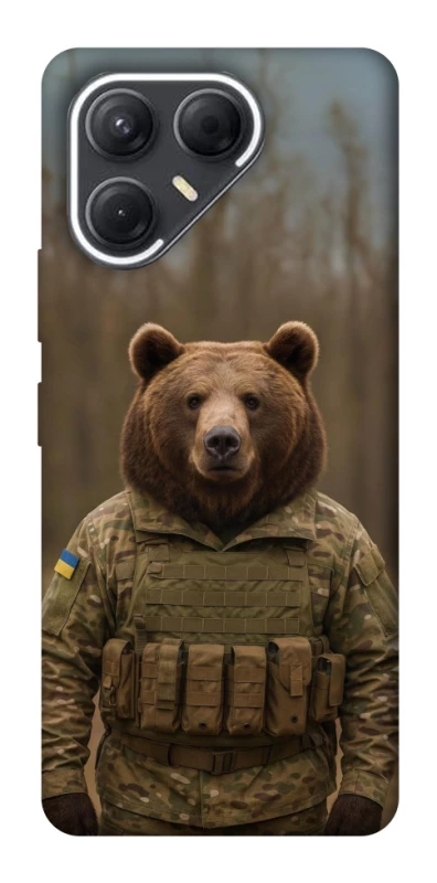 Чохол на TECNO Pova 7 Ведмідь захисник фото 1 з 1