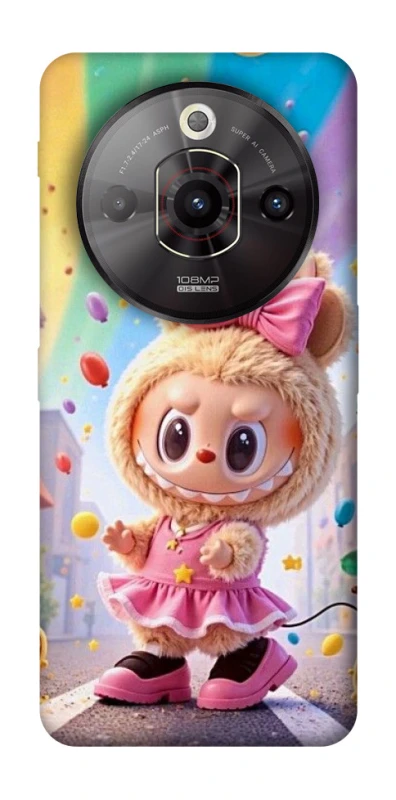 Чохол на ZTE Nubia Focus Pro Labubu rainbow фото 1 з 1