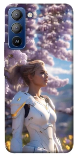 Чехол на TECNO Pop 5 LTE Cyber space girl ver.1 фото 1 из 1