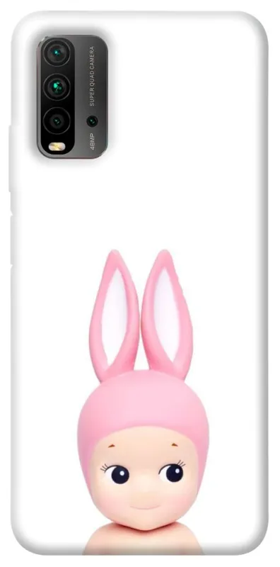 Чехол на Xiaomi Redmi 9T Minimal Bunny Peek фото 1 из 1