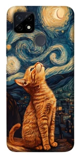 Чехол на Realme C25Y van gogh cat фото 1 из 1