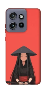 Чехол на Motorola Edge 50 Neo Red samurai фото 1 из 1