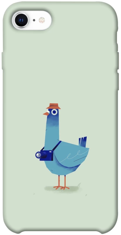 Чехол на Apple iPhone SE (2020) Голуб-детектив фото 1 из 1