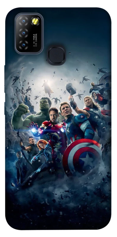Чехол на Infinix Hot 10 Lite Marvel heroes фото 1 из 1