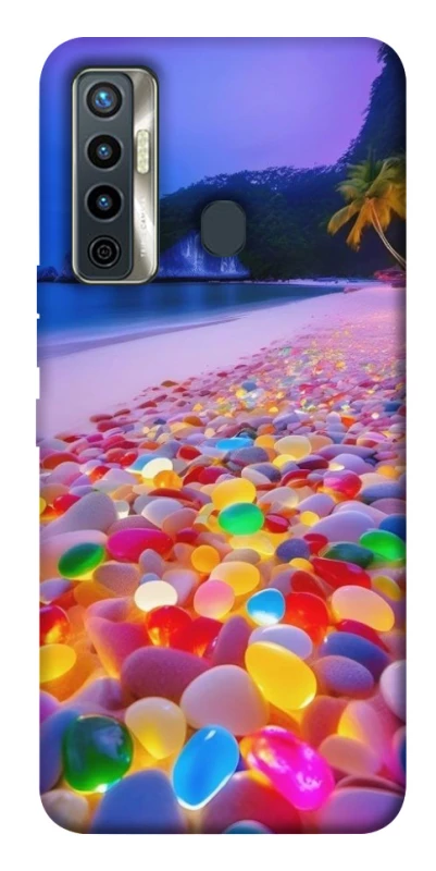 Чохол на TECNO Camon 17 Каміння світиться на березі фото 1 з 1