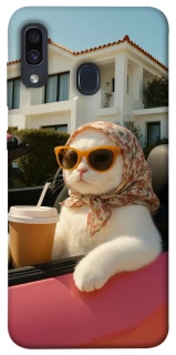 Чехол на Samsung Galaxy A20 / A30 Stylish Cat Cruise фото 1 Чехол на Samsung Galaxy A20 / A30 Stylish Cat Cruise фото 1 из 1