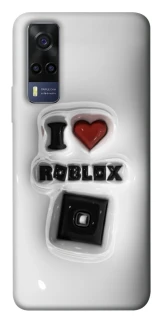 Чохол на Vivo Y53s I love Roblox фото 1 з 1